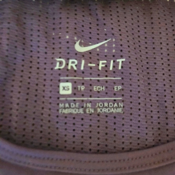 Nike Women's Purple Dri Fit Tank - Picture 2 of 3